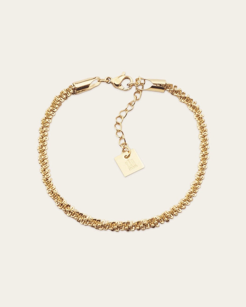 Bracelet Rice (Acier doré)