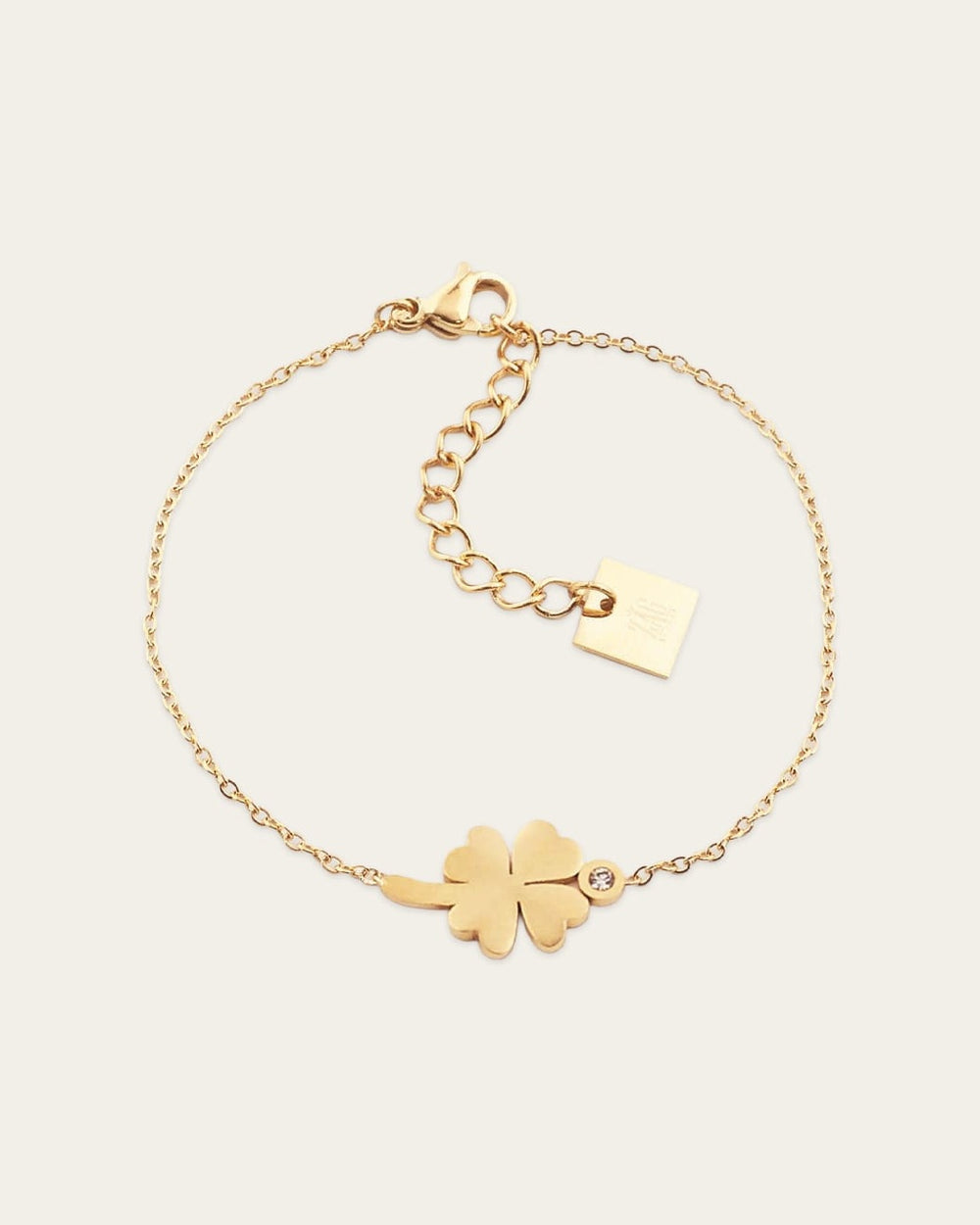 Bracelet Trébol (Acier doré)