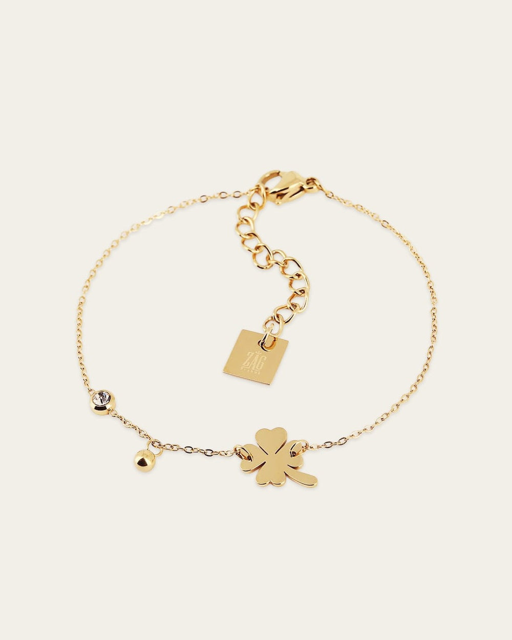 Bracelet Trifoglio (Acier doré)