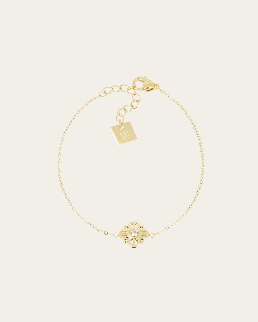 Bracelet Pâquerette (Acier doré)