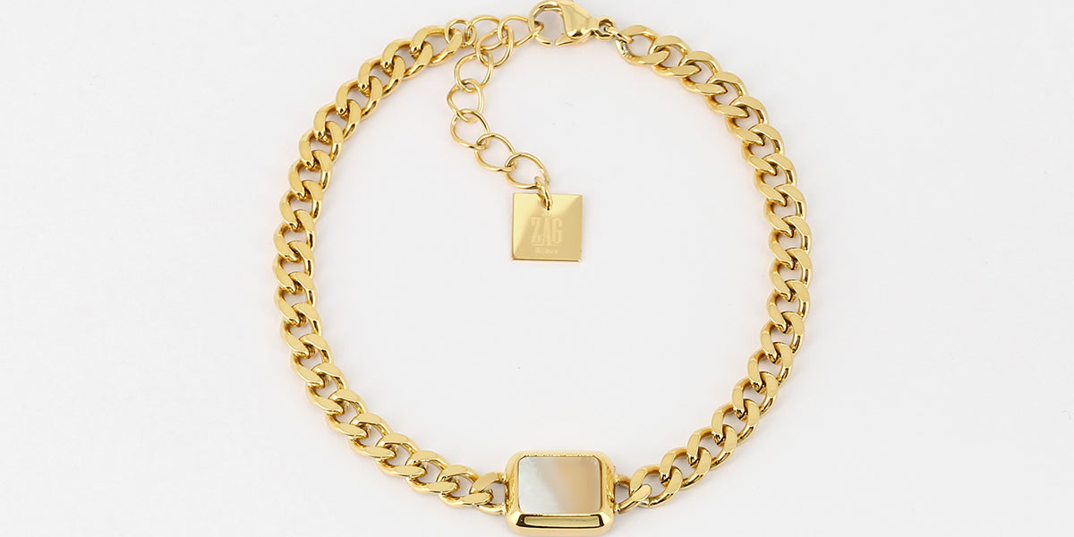 Bracelet Preston (Acier doré)