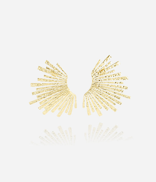 Boucles d'oreilles Angelo (Acier doré)