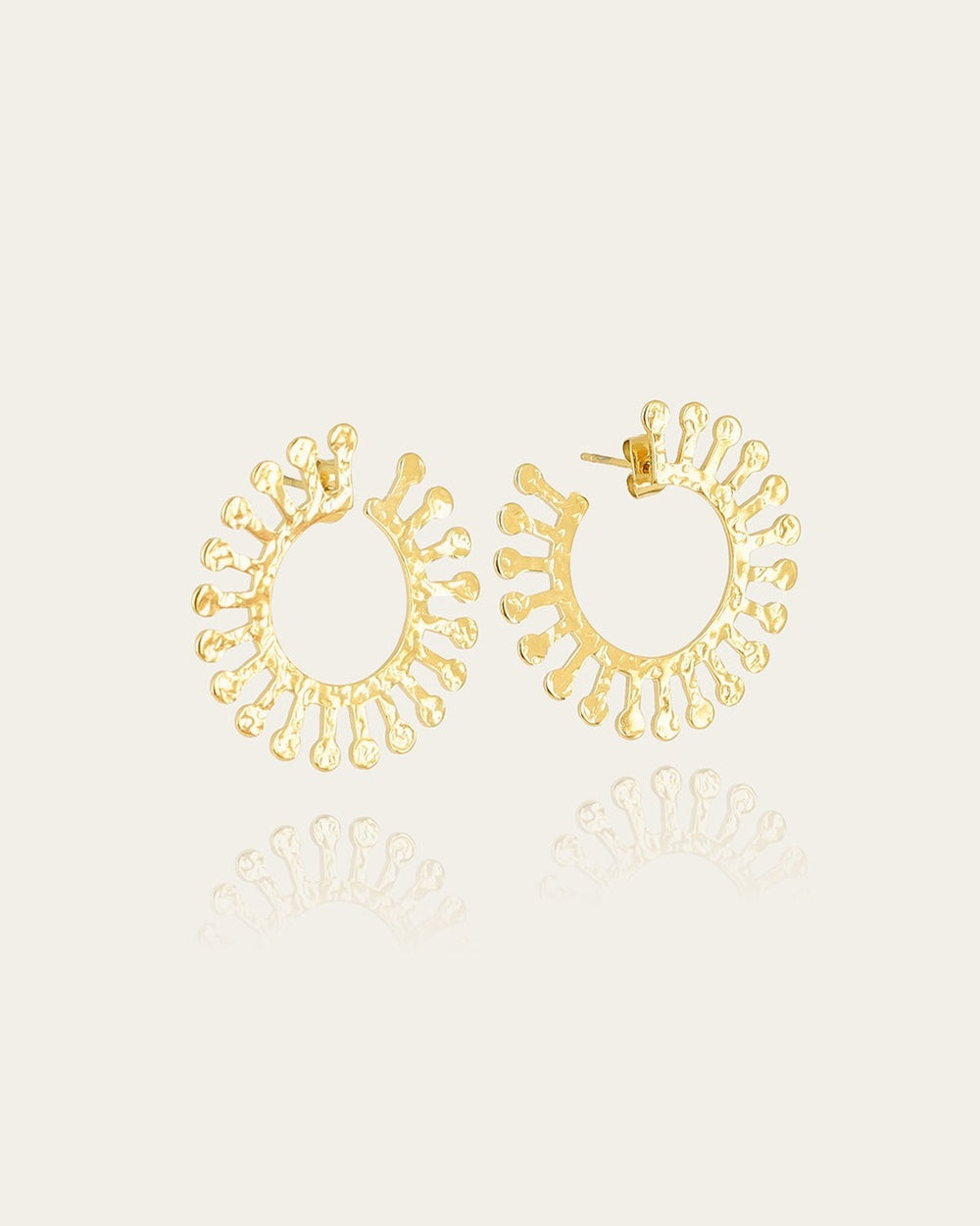 Boucles d'oreilles Andore (Acier doré)