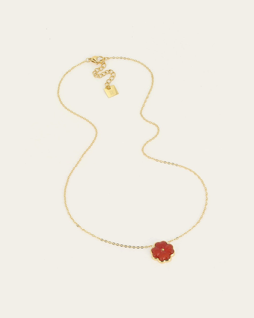 Trifolium Necklace (Gold-plated steel)