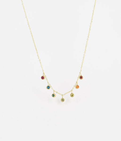 Collier Aum (Acier doré)