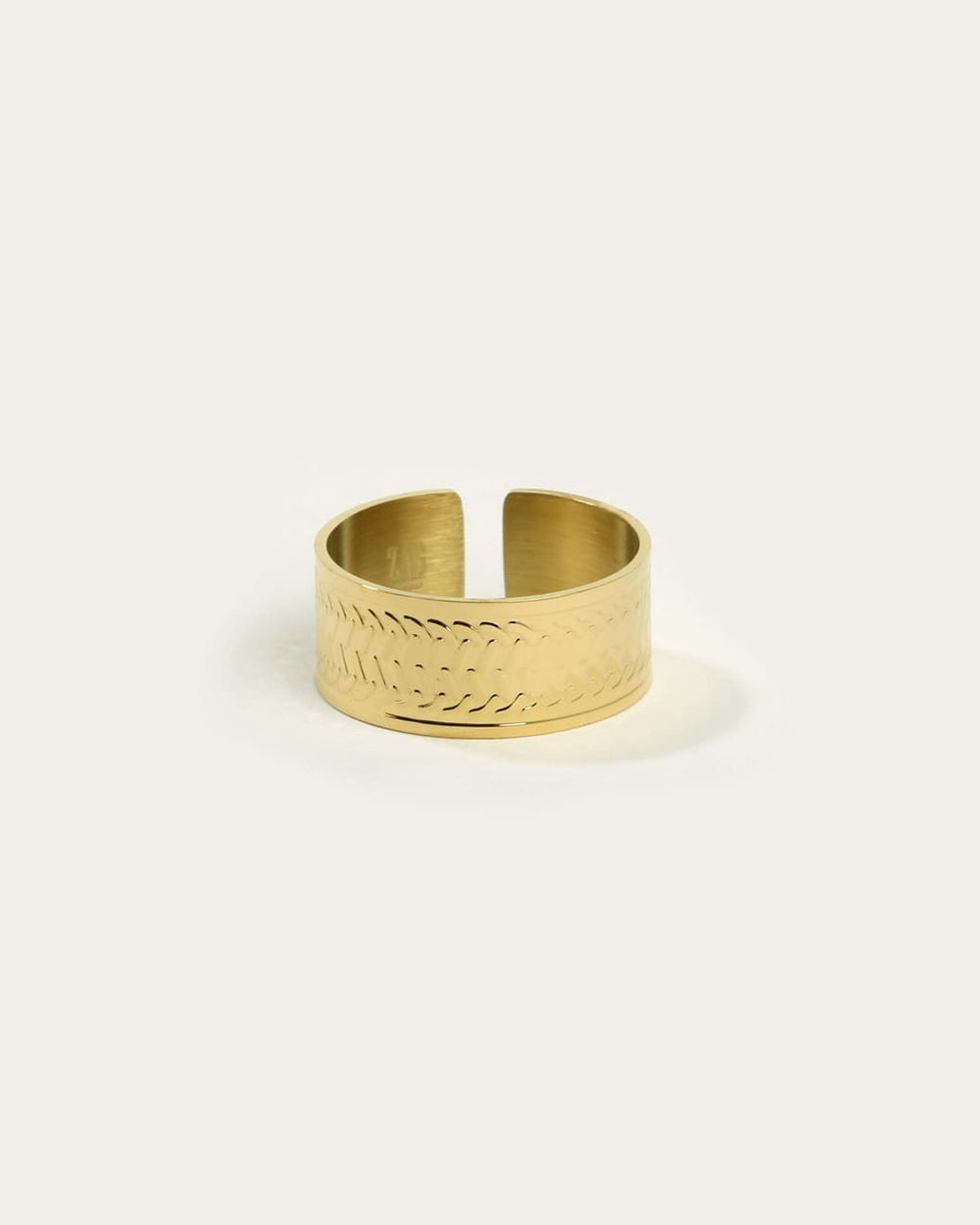 Bague Mykerinos (Acier doré)