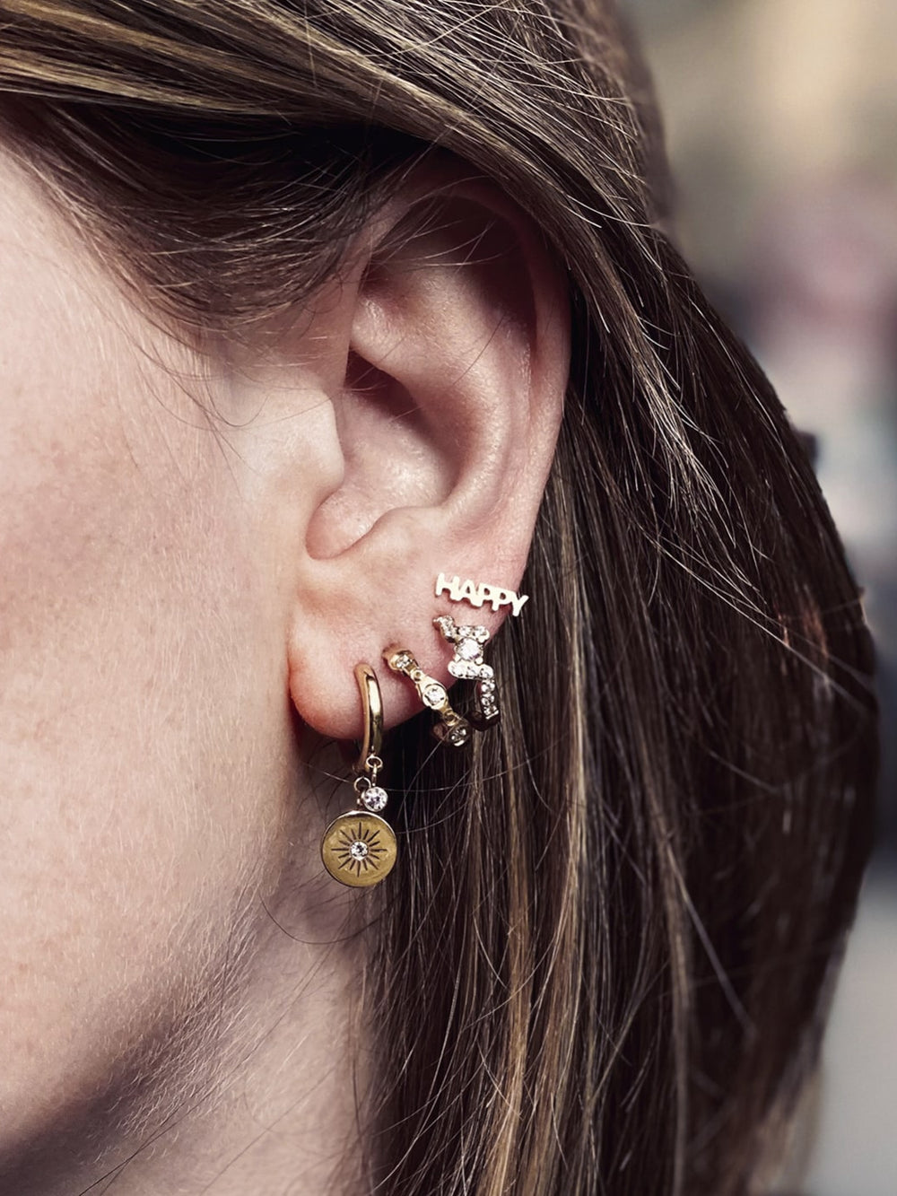 Boucles d'oreilles Happy 