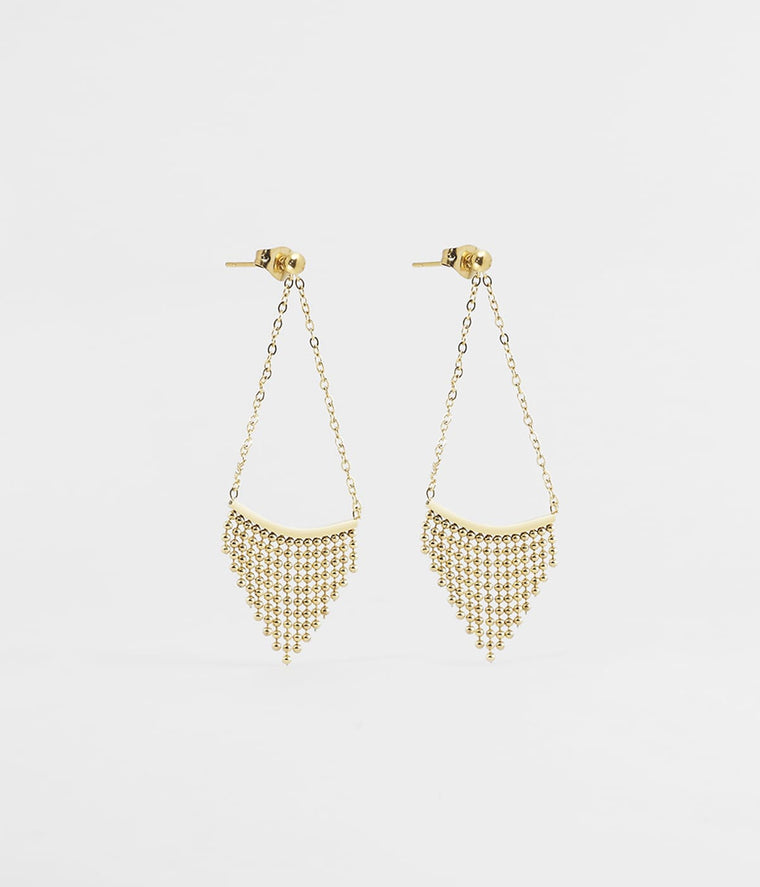 zag bijoux Boucles d'oreilles Pagne