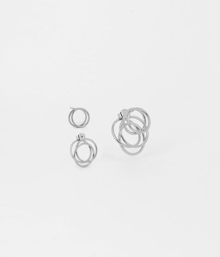 zag bijoux Boucles d'oreilles Tourbillon