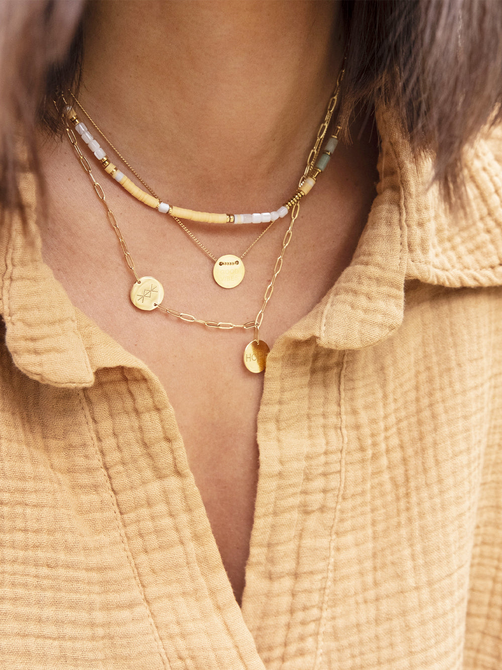 Multi Charm Hope Necklace 